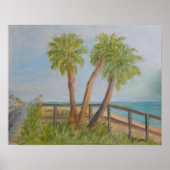 A1A IN FLAGLER BEACH, FLORIDA Poster (Voorkant)