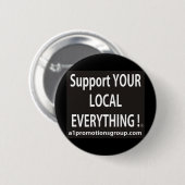 A1Promotiegroep .com Round Support-Button Ronde Button 5,7 Cm (Voorkant /achterkant)