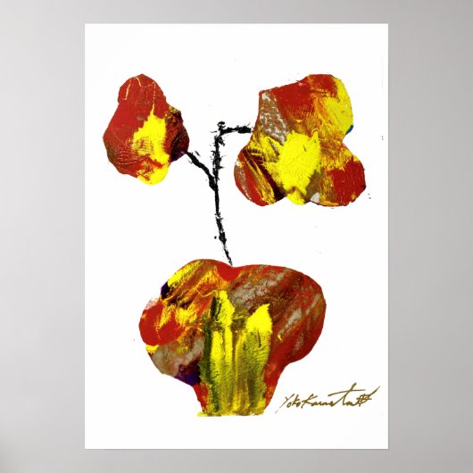 A2 ポ ス 版花ター * B.V. POSTER (Voorkant)