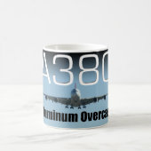 A380 ALUMINIUM BEWOLKT KOFFIEMOK (Center)