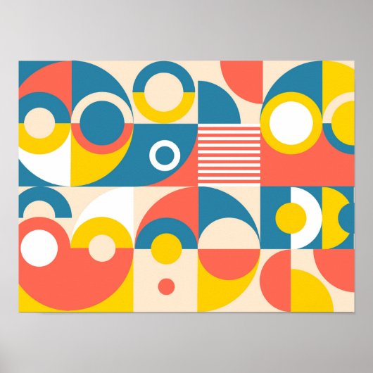 A3 Bauhaus Art Poster 4 (Voorkant)