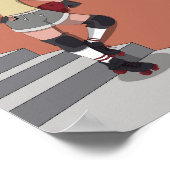 A4 Derby Girl Print (Hoek)