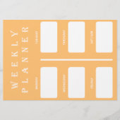 A4 Weekplanner Flyer (Achterkant)