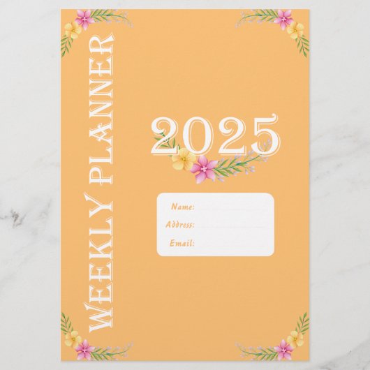 A4 Weekplanner Flyer (Voorkant)