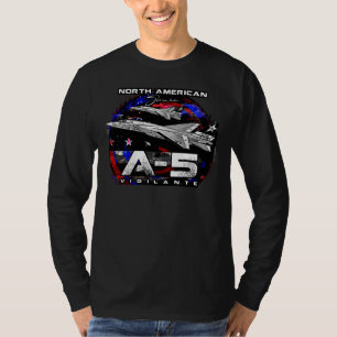 A5 Luchtvaart op vliegdekschip met supersonische b T-shirt