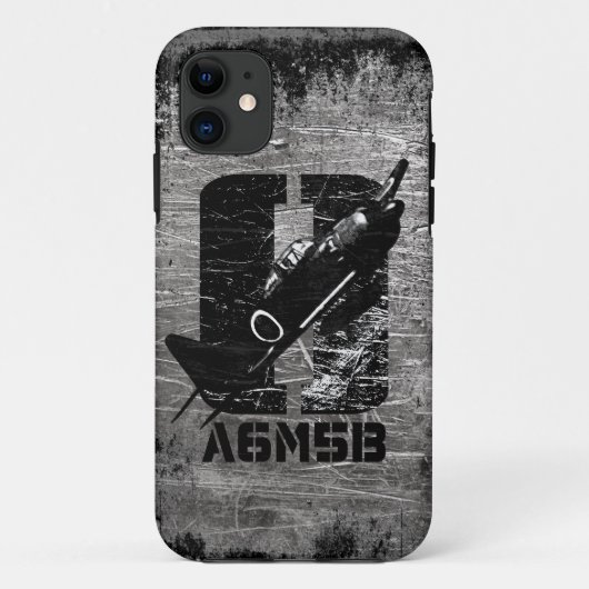 A6M nul Case-Mate iPhone Case (Achterkant)