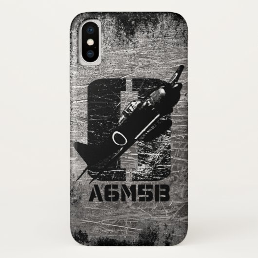 A6M nul Case-Mate iPhone Case (Achterkant)