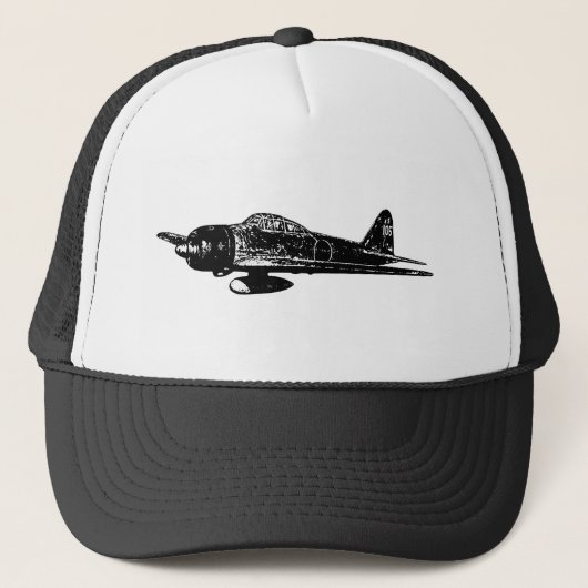 A6M nul Trucker Pet (Voorkant)