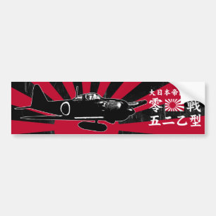 A6M Zero Bumpersticker