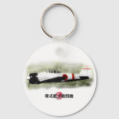 A6M Zero-strijder sleutelhanger (Voorkant)