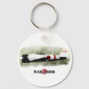 A6M Zero-strijder sleutelhanger