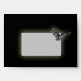 A7 Enveloppe d'invitation à l'Halloween victorienn