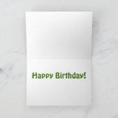 A8 Pronghorn Antelope Big Buck Kaart (Binnen)