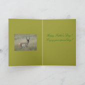 A9 Pronghorn Antelope Big Buck Kaart (Binnen)
