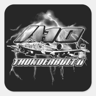 A-10 autocollant carré d'autocollant du coup de