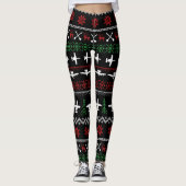 A-10 kerstleggings leggings (Voorkant)