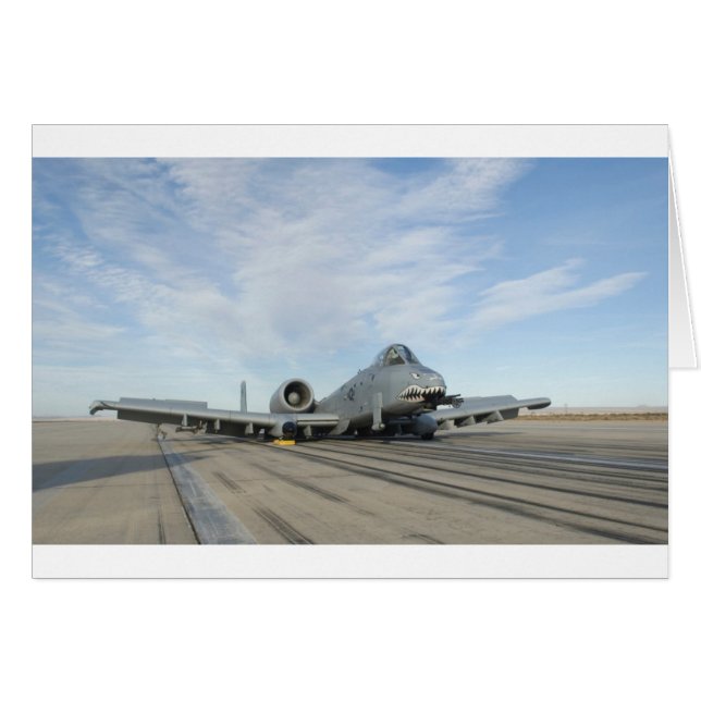 A-10 "roues vers le haut" (Devant horizontal)