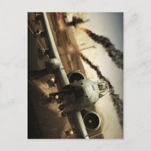 A-10 Thunderbolt Airplane Briefkaart