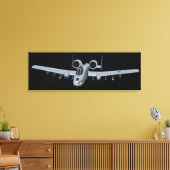 A-10 Thunderbolt II Canvas Afdruk (Insitu (Woonkamer))