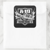 A-10 Thunderbolt II Classic Round Sticker Sticker (Tas)