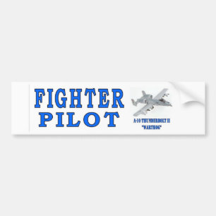 A-10 THUNDERBOLT II-GEVECHTSPILOOT BUMPERSTICKER