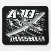 A-10 Thunderbolt II Muismat Mousepad (Voorkant)