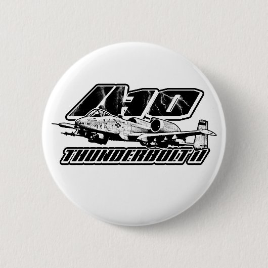 A-10 Thunderbolt II Pinback Button Button (Voorkant)