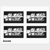 A-10 Thunderbolt II rechthoekige Sticker Sticker (Vel)