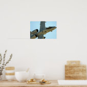A-10 Thunderbolt II-Vliegtuig Poster (Keuken)