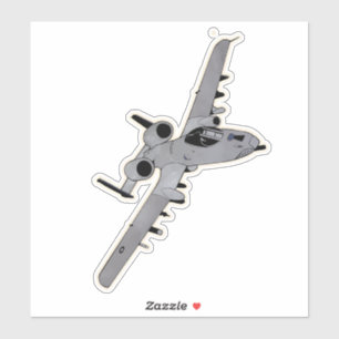 A-10 Thunderbolt II, Warthog, Aanval Vliegtuig Sticker