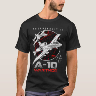 A-10 Thunderbolt II Warthog subsonisch aanvalsvlak T-shirt