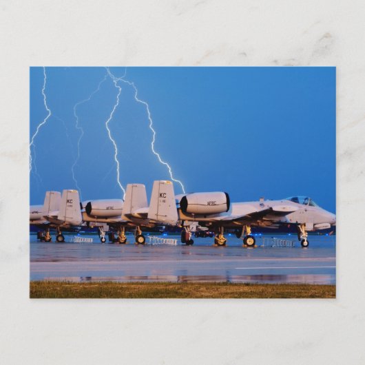 A-10 Thunderbolt II's Briefkaart (Voorkant)