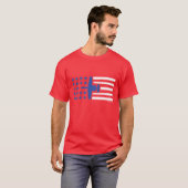 A-10 Warthog Attack Jet Stars and Stripes T-shirt (Voorkant volledig)