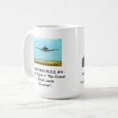 A-10 Warthog Humor Rule #4 Koffiemok (Voorkant links)