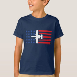 A-10 Warthog Jet Stars en Stripes Red White Blue T-shirt