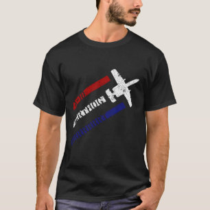 A-10 Warthog Patriotic 4th of July thema nood T-shirt