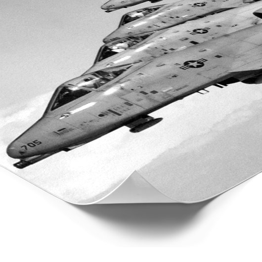 A-10 Warthogs in formatie Poster (Hoek)