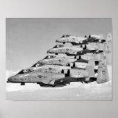A-10 Warthogs in formatie Poster (Voorkant)