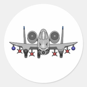 A-10 Warthogvegeiger Ronde Sticker