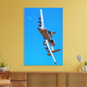 A-10C THUNDERBOLT II 24x36 Canvas Afdruk (Insitu (Woonkamer))