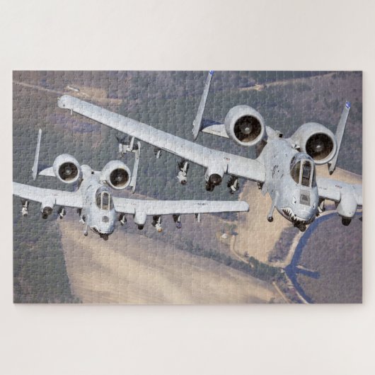 A-10C Thunderbolt II Aanvalsvechter Legpuzzel (Horizontaal)