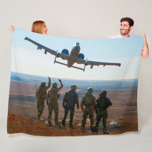 A-10C THUNDERBOLT II FLEECE DEKEN (In situ)