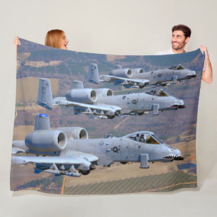 A-10C THUNDERBOLT II FLEECE DEKEN