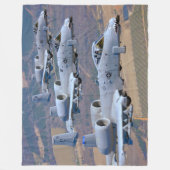 A-10C THUNDERBOLT II FLEECE DEKEN (Voorkant)
