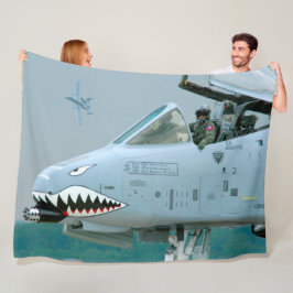 A-10C THUNDERBOLT II FLEECE DEKEN