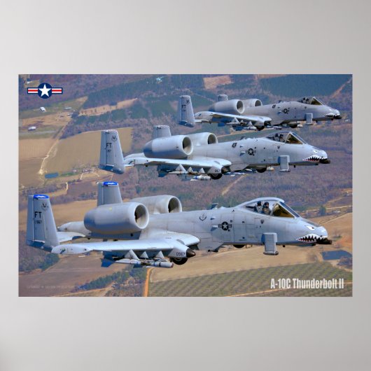A-10C THUNDERBOLT II POSTER (Voorkant)