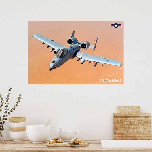 A-10C THUNDERBOLT II POSTER (Keuken)
