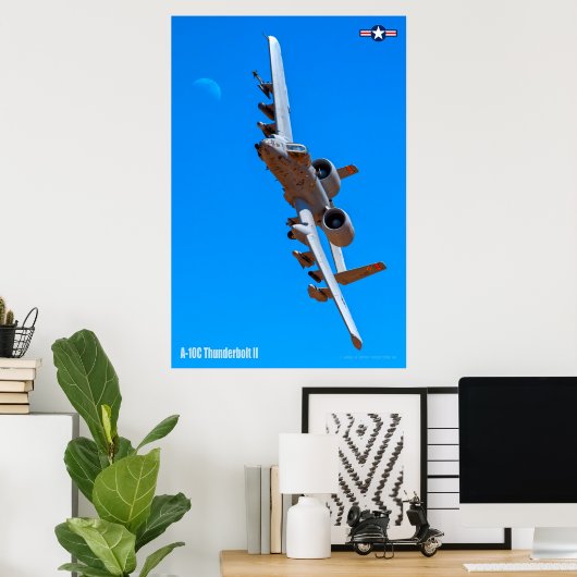 A-10C THUNDERBOLT II POSTER (Thuiskantoor)