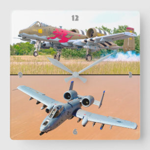 A-10C THUNDERBOLT II VIERKANTE KLOK