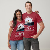 A 1912  Twitter-boot met Titanic-reisboot T-shirt (Unisex)